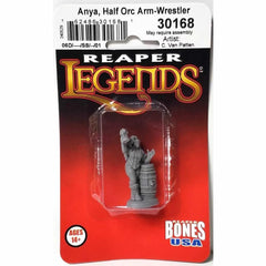 PREORDER Reaper: Bones USA Reaper Legends: Anya - Half Orc Arm-Wrestler (Plastic)
