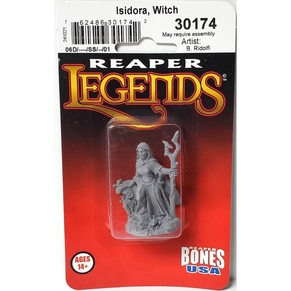 PREORDER Reaper: Bones USA Reaper Legends: Isidora - Witch (Plastic)