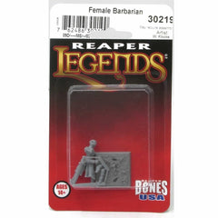 PREORDER Reaper: Bones USA Reaper Legends: Female Barbarian (Plastic)
