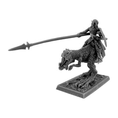 PREORDER Reaper: Bones USA Reaper Legends: Dark Elf Hero on Lizard (Plastic)