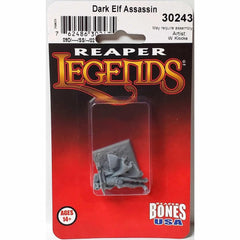 PREORDER Reaper: Bones USA Reaper Legends: Dark Elf Assassin (Plastic)
