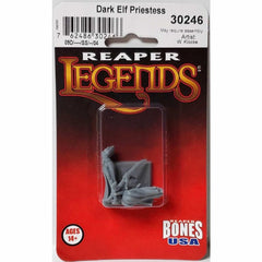 PREORDER Reaper: Bones USA Reaper Legends: Dark Elf Priestess (Plastic)