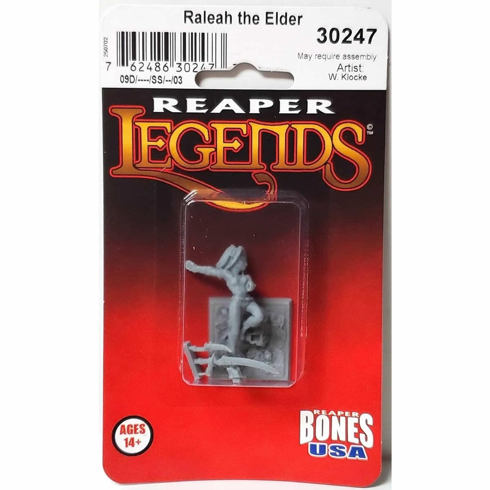PREORDER Reaper: Bones USA Reaper Legends: Raleah the Elder (Plastic)