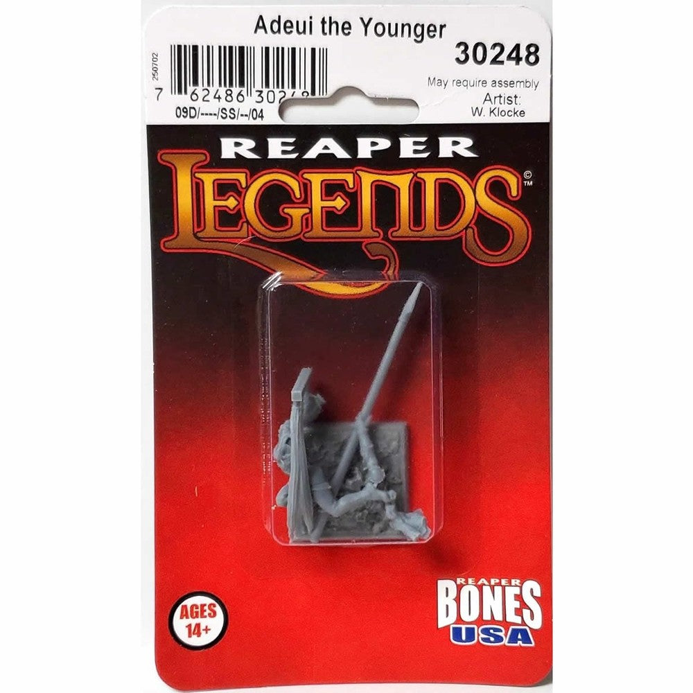 PREORDER Reaper: Bones USA Reaper Legends: Adeui the Younger (Plastic)