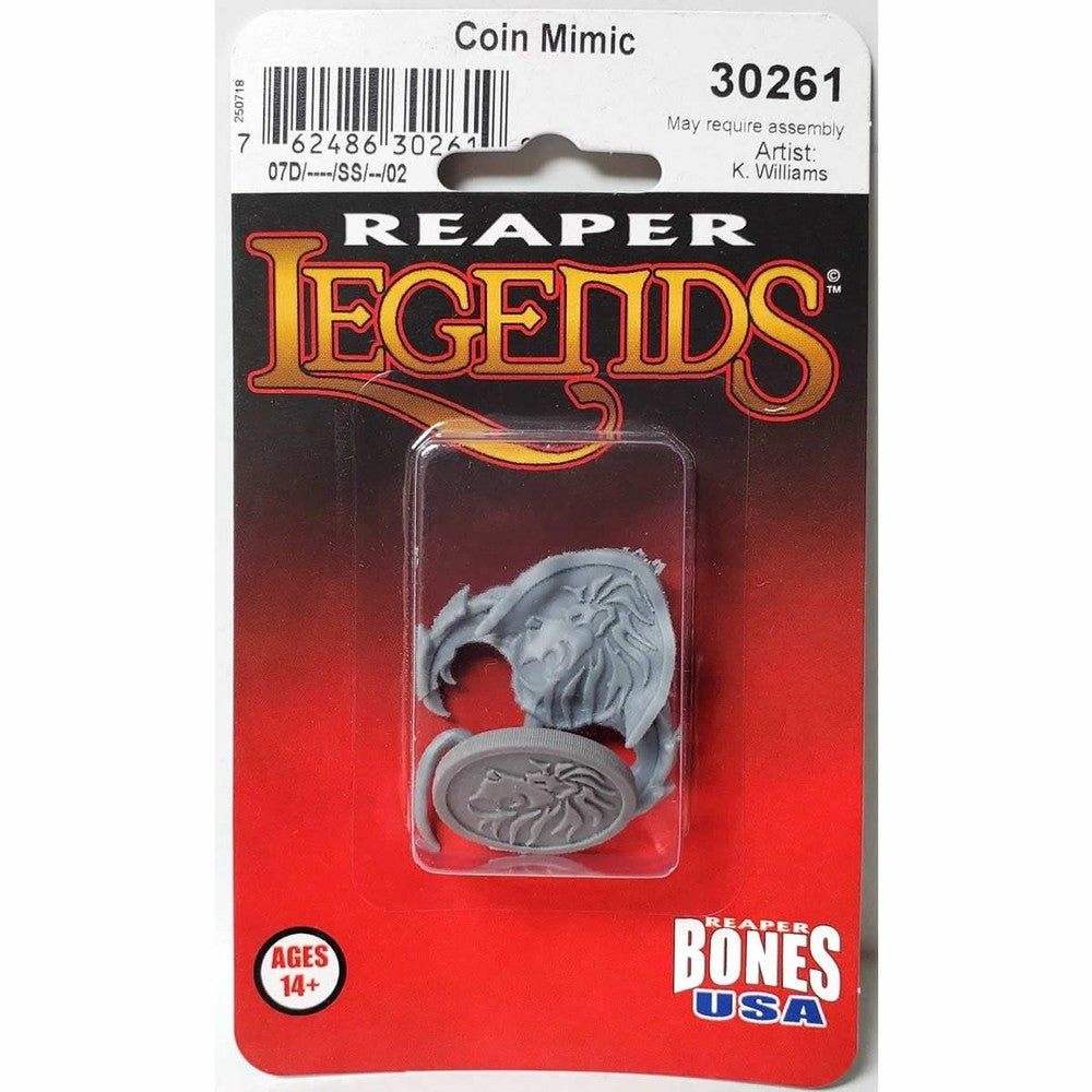 PREORDER Reaper: Bones USA Reaper Legends: Coin Mimic (Plastic)