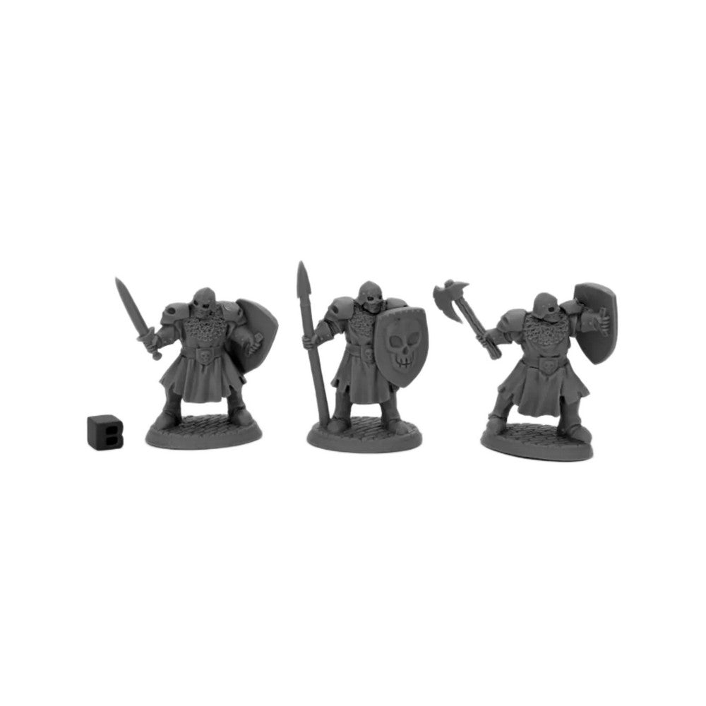 PREORDER Reaper: Bones Black: Maggotcrown Men at Arms (3) (Plastic)
