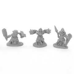 PREORDER Reaper: Bones Black: Bloodstone Gnome Warriors (3) (Plastic)