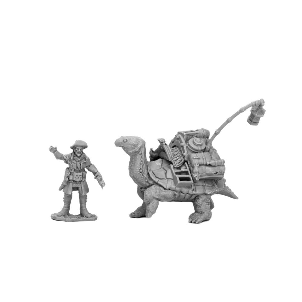 PREORDER Reaper: Bones Black: Dreadmere Tortoise &amp; Drayman (Plastic)