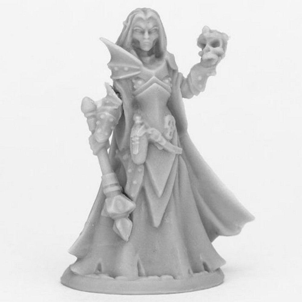 PREORDER Reaper: Bones Black: Dark Elf Priestess (Plastic)
