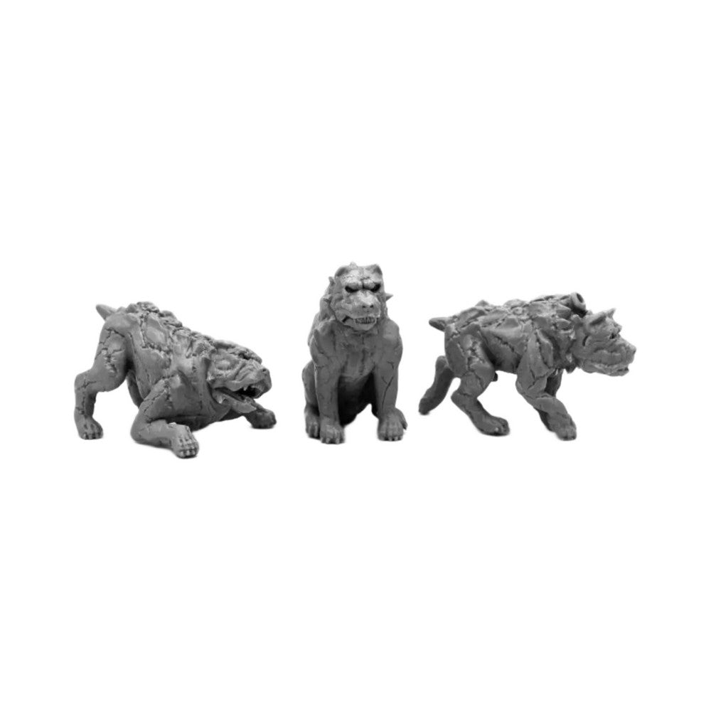 PREORDER Reaper: Bones Black: Hell Hounds (3) (Plastic)