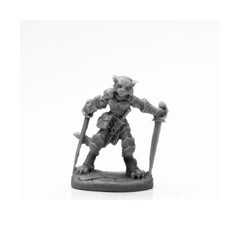 PREORDER Reaper: Bones Black: Shadoweyes - Catfolk Rogue (Plastic)