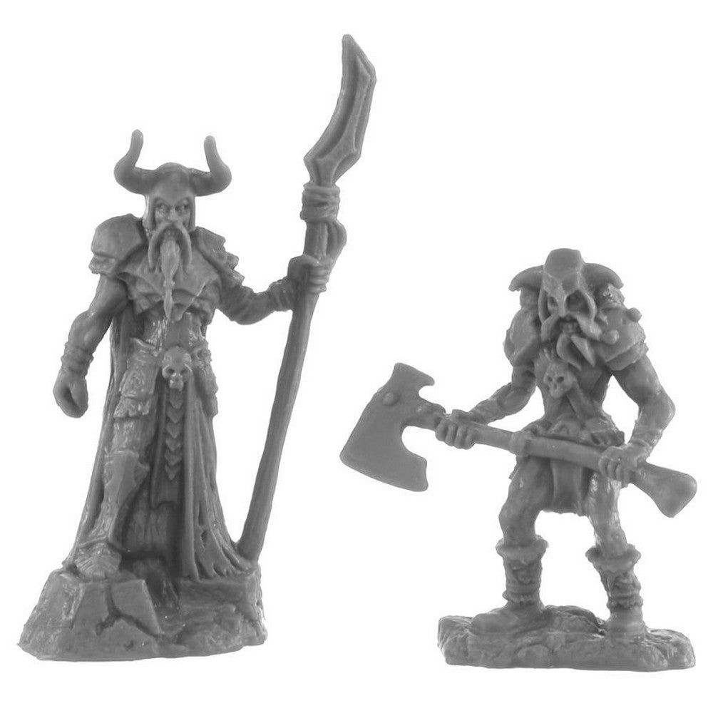 PREORDER Reaper: Bones Black: Rune Wight Thane and Jarl (2) (Plastic)