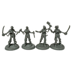 PREORDER Reaper: Bones Black: Skeletal Boarding Party (4) (Plastic)