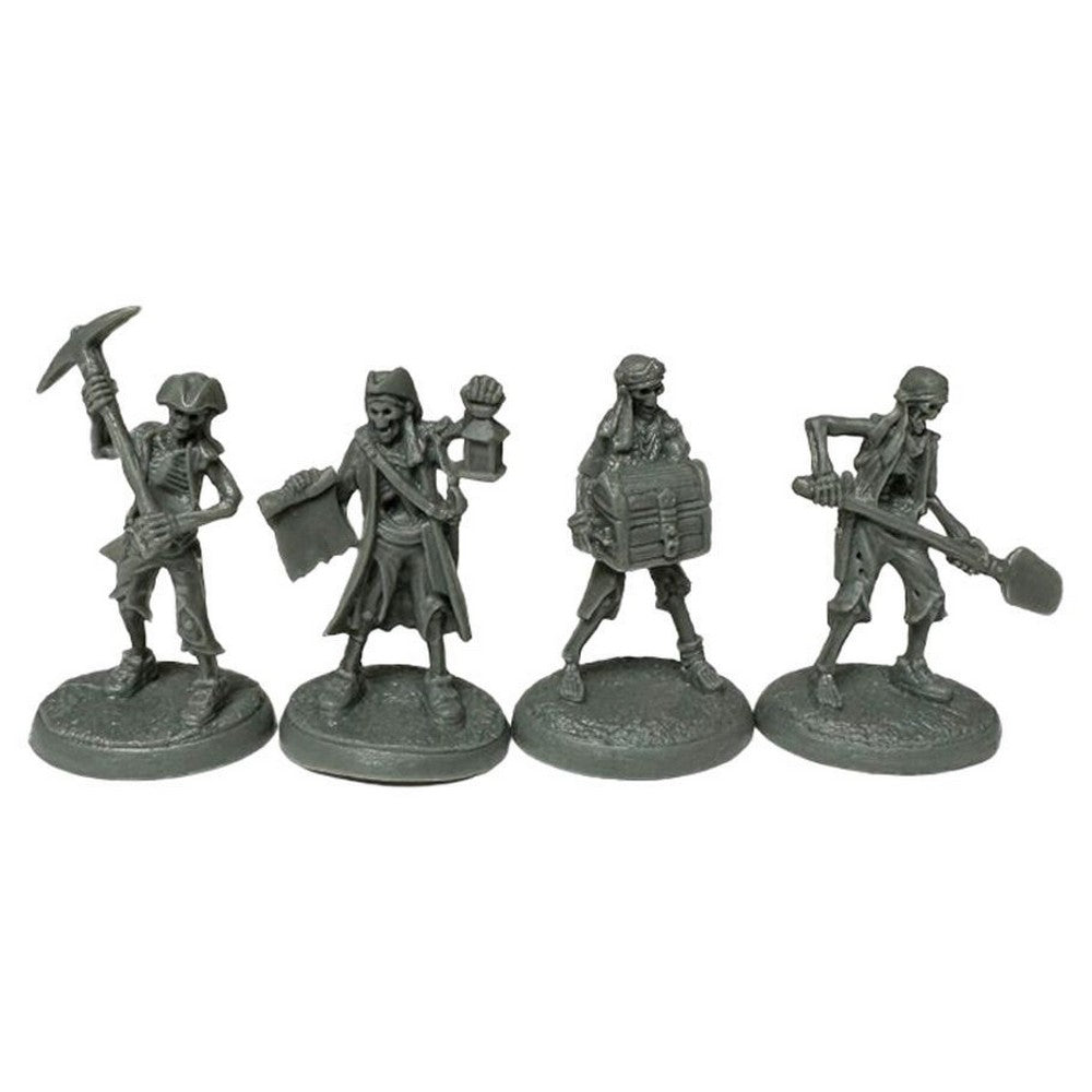 PREORDER Reaper: Bones Black: Skeletal Treasure Crew (4) (Plastic)
