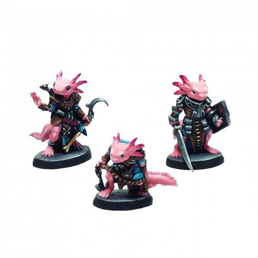 PREORDER Reaper: Bones Black: Axolotii Heroes (3) (Plastic)