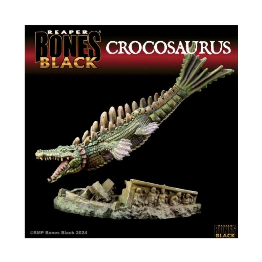PREORDER Reaper: Bones Black: Crocosaurus (Crocodile-Dragon) (Plastic)