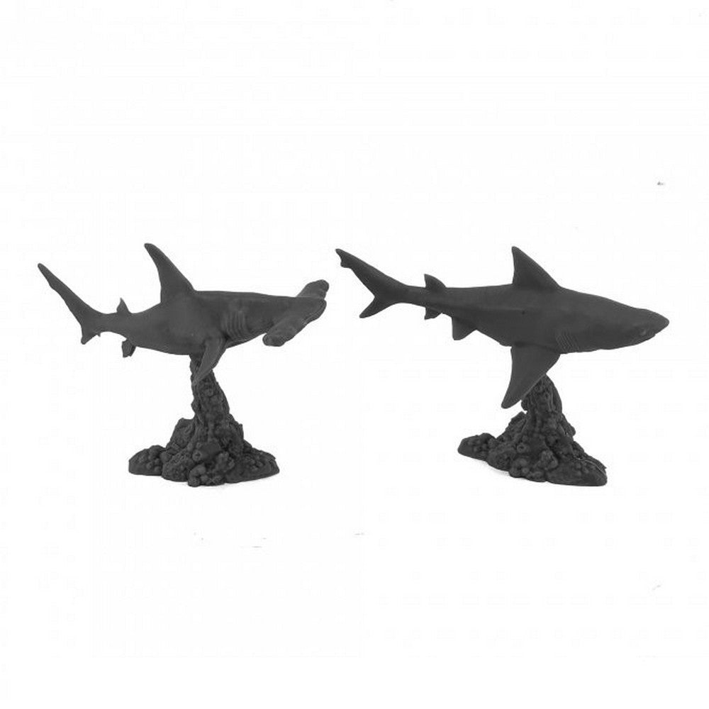 PREORDER Reaper: Bones Black: Sharks (2) (Plastic)
