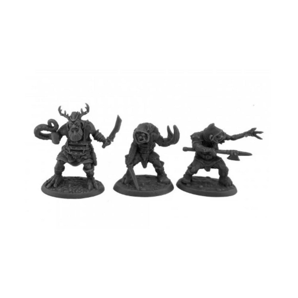 PREORDER Reaper: Bones Black: Mongrelmen (3) (Plastic)