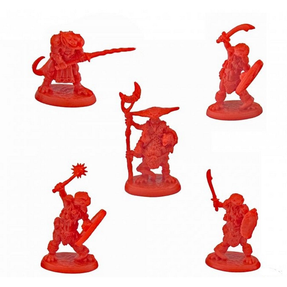 PREORDER Reaper: Bones Black: Fire Newts (5) (Plastic)