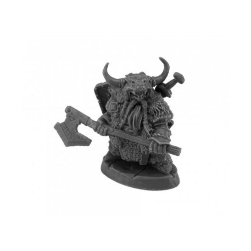 PREORDER Reaper: Bones Black: Dwarf Bodyguard (Plastic)