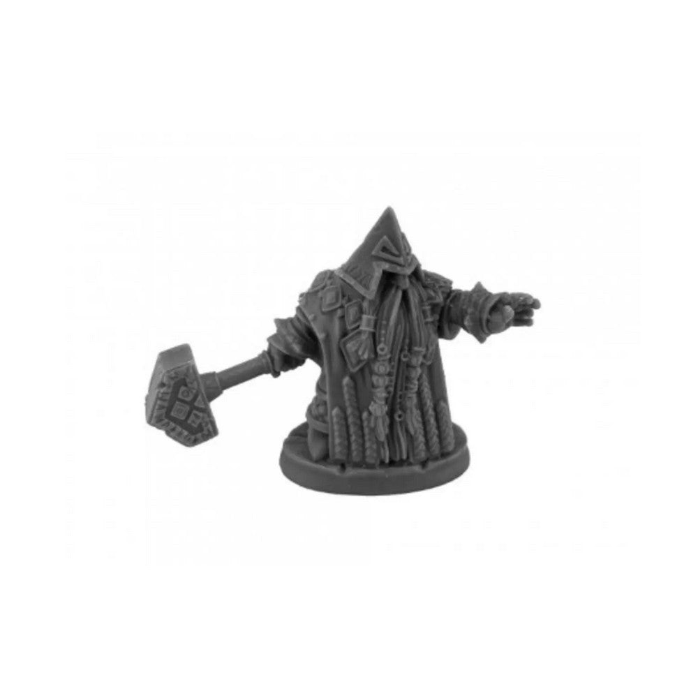 PREORDER Reaper: Bones Black: Grimm Grayrune - Dwarf Priest (Plastic)