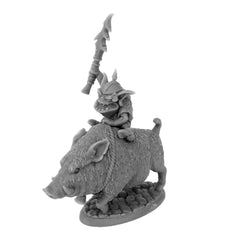 PREORDER Reaper: Bones Black: Norker Boss on War Pig (Plastic)