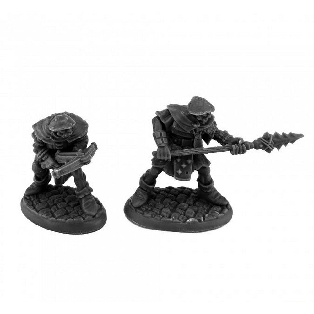 PREORDER Reaper: Bones Black: Orc Crossbowman and Spearman (Plastic)