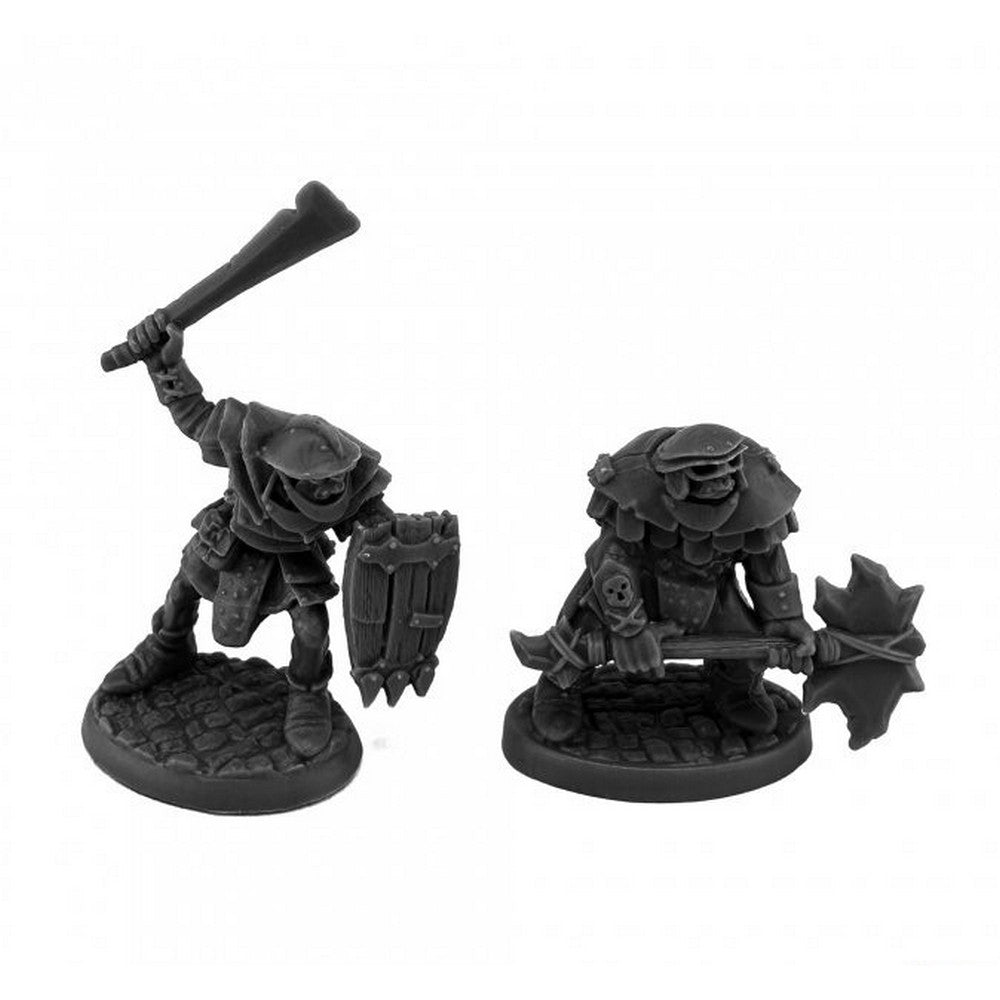 PREORDER Reaper: Bones Black: Orc Flayer and Axeman (Plastic)