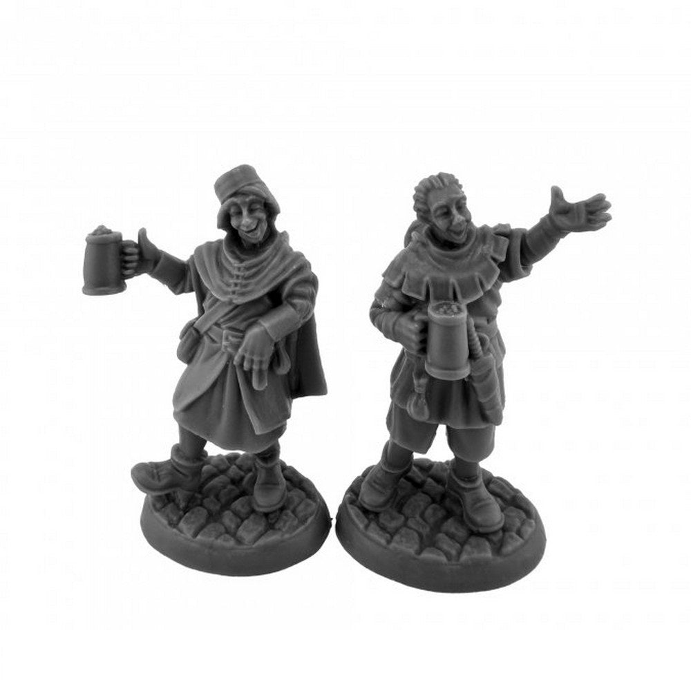 PREORDER Reaper: Bones Black: Drunken Patrons (2) (Plastic)