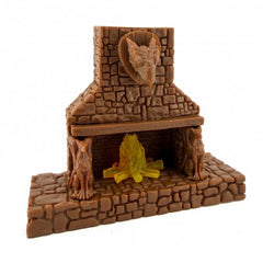 PREORDER Reaper: Bones Black: Green Griffin Fireplace (Plastic)