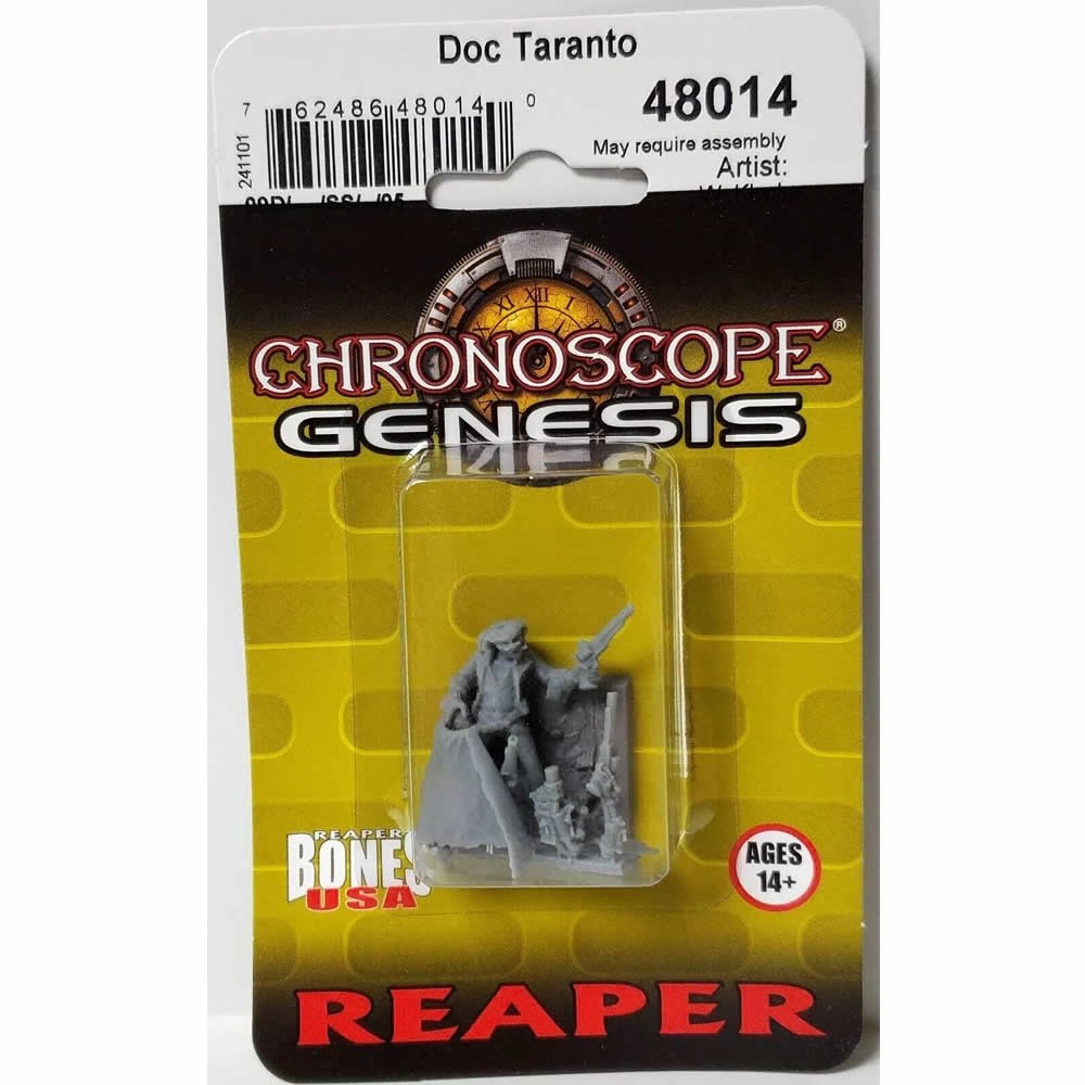 PREORDER Reaper: Chronoscope Genesis: Doc Taranto - Steampunk Cowboy (Plastic)