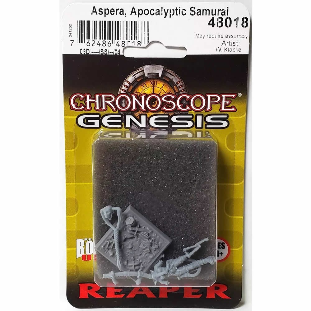 PREORDER Reaper: Chronoscope Genesis: Aspera - Apocalyptic Samurai (Plastic)