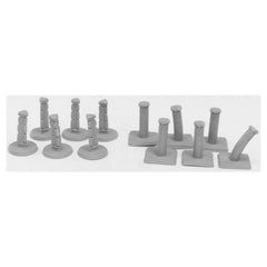 PREORDER Reaper: Bones Black: Bollards (12) (Plastic)