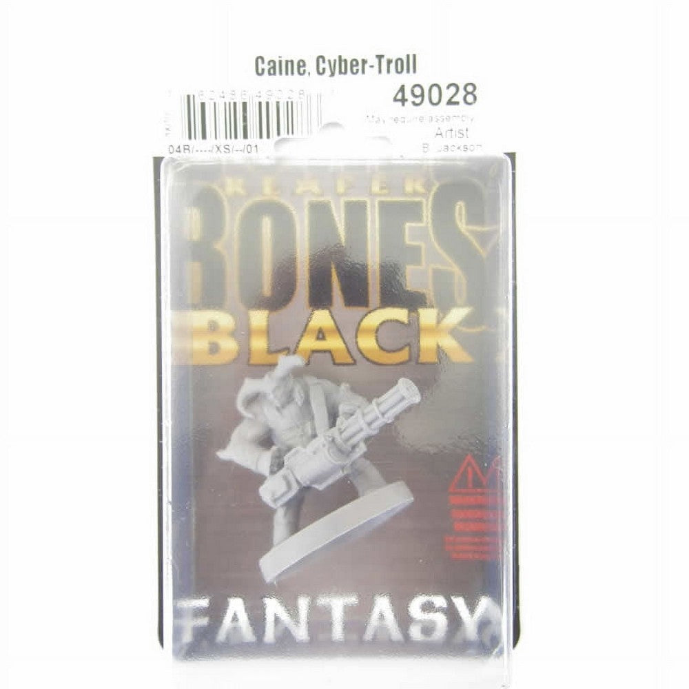 PREORDER Reaper: Bones Black: Caine - Cyber Troll (Plastic)