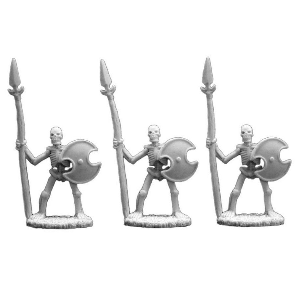 PREORDER Reaper: Bones Classic: Skeletal Spearmen (3) (Plastic)