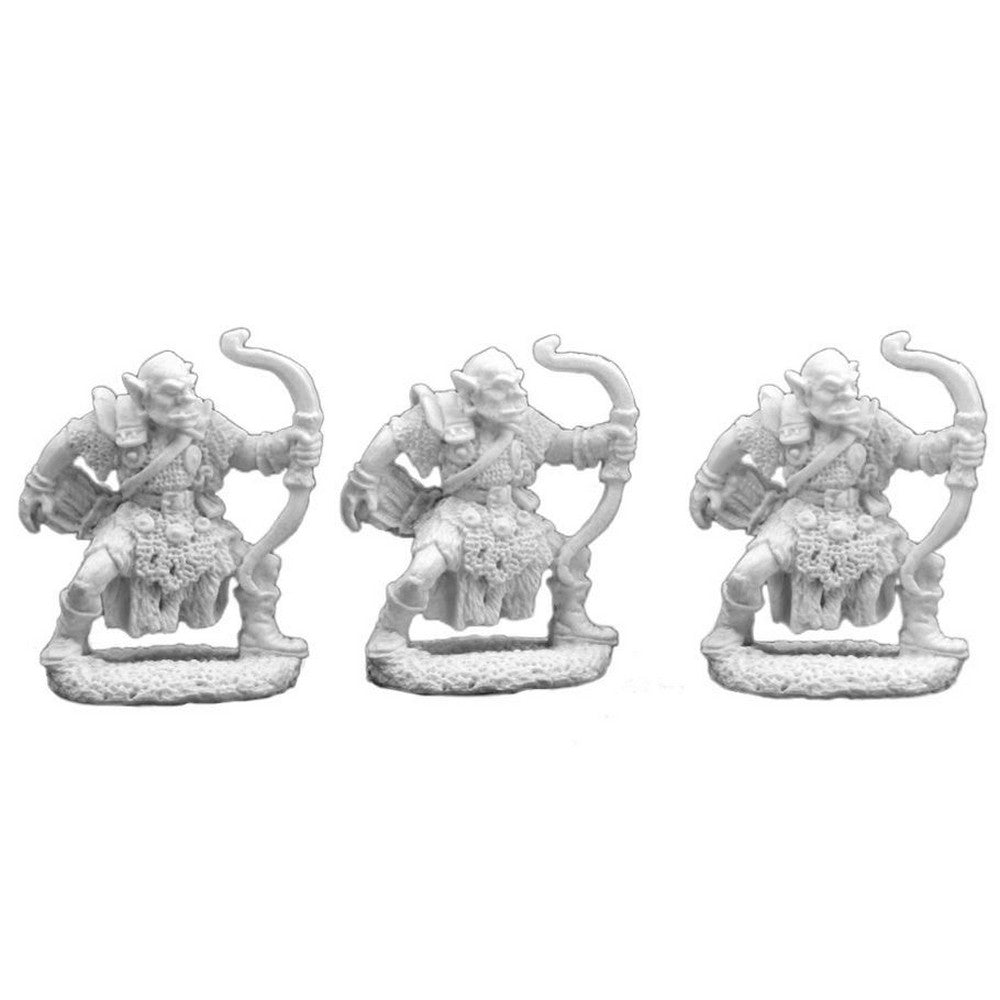 PREORDER Reaper: Bones Classic: Orc Archers (3) (Plastic)