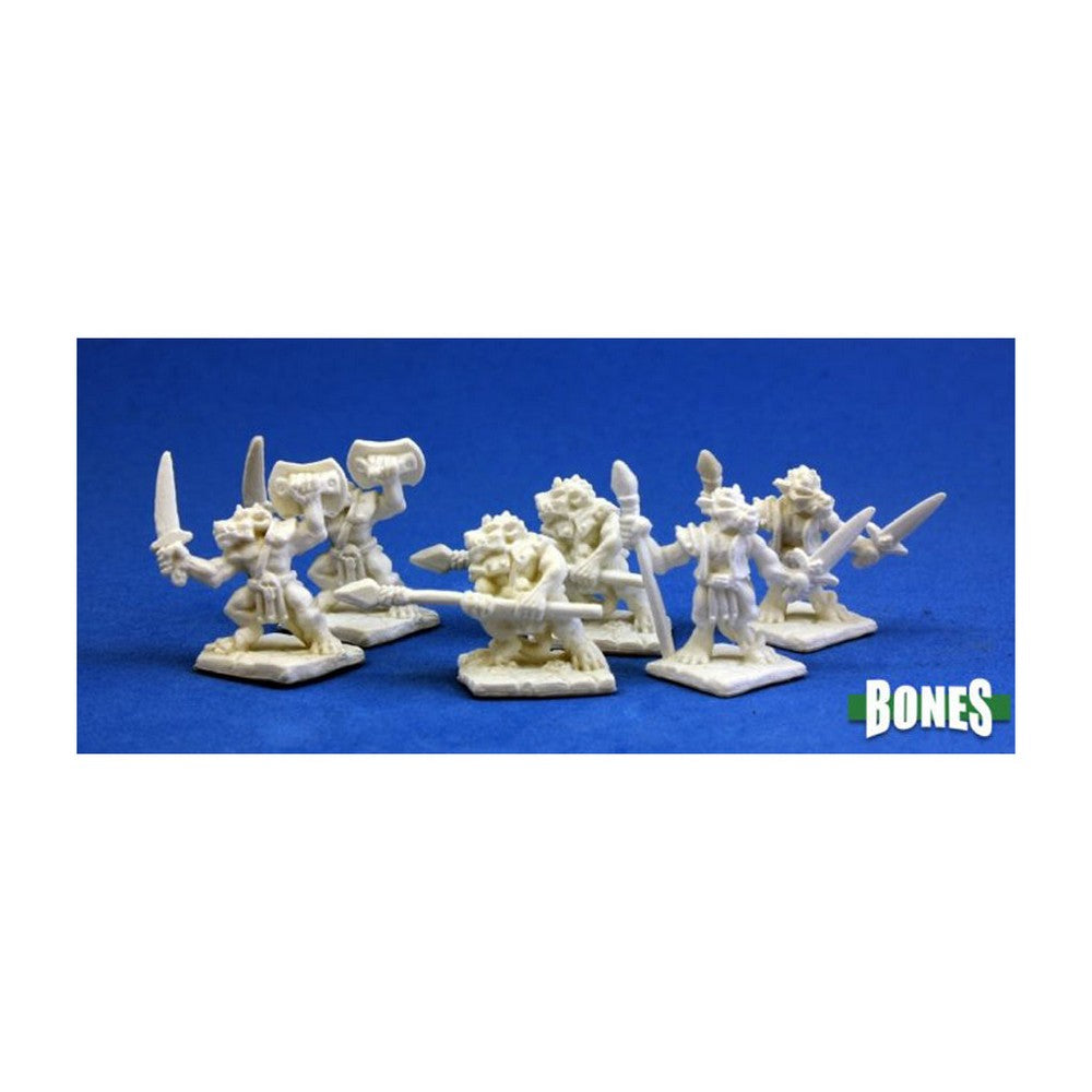 PREORDER Reaper: Bones Classic: Kobolds (Bloodscale)(6) (Plastic)