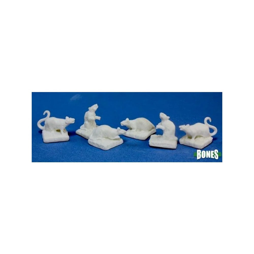 PREORDER Reaper: Bones Classic: Dire Rats (8) (Plastic)