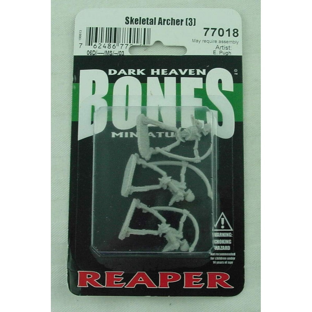 PREORDER Reaper: Bones Classic: Skeletal Archers (3) (Plastic)