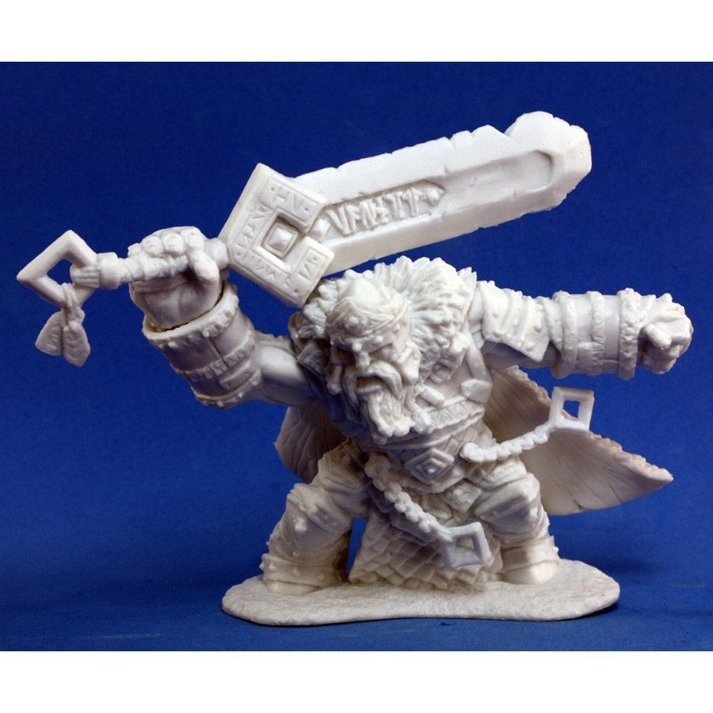 PREORDER Reaper: Bones Classic: Skorg Ironskull - Fire Giant King (Plastic)