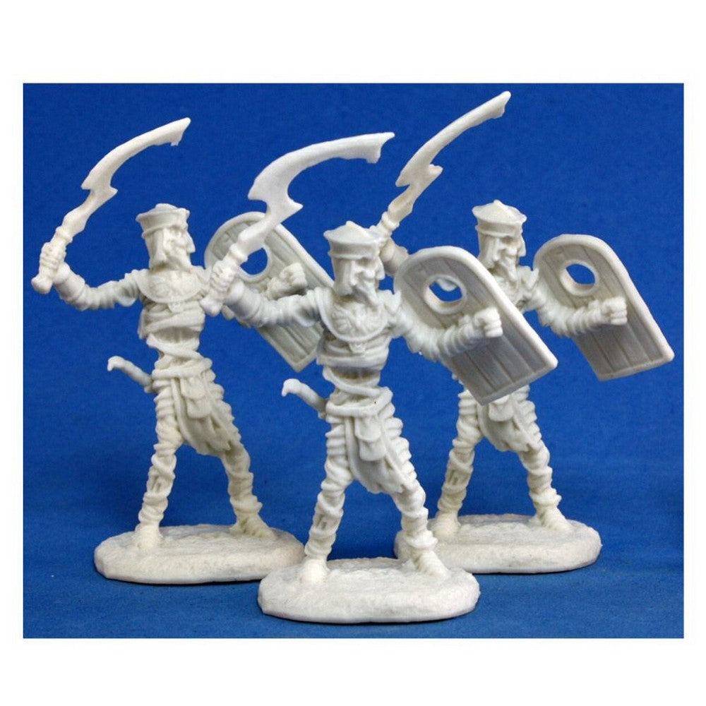 PREORDER Reaper: Bones Classic: Mummy Warrior (3) (Plastic)