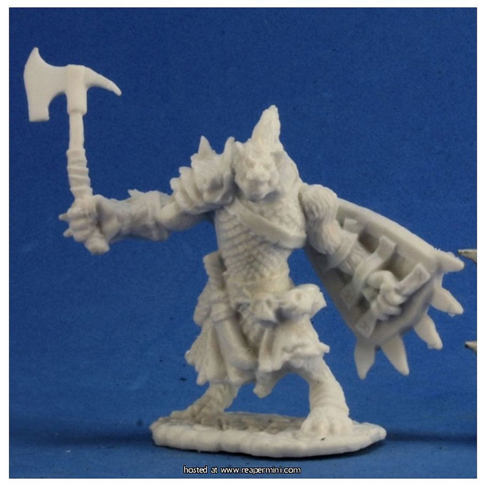 PREORDER Reaper: Bones Classic: Bloodmane - Gnoll Warrior (Plastic)