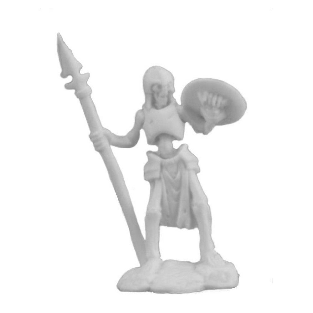 PREORDER Reaper: Bones Classic: Skeleton Guardian Spearman (3) (Plastic)