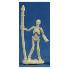 PREORDER Reaper: Bones Classic: Skeleton Warrior Spearman (3) (Plastic)