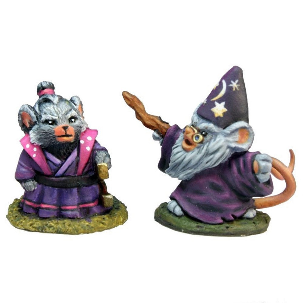 PREORDER Reaper: Bones Classic: Mousling Sorcerer and Samurai (Plastic)