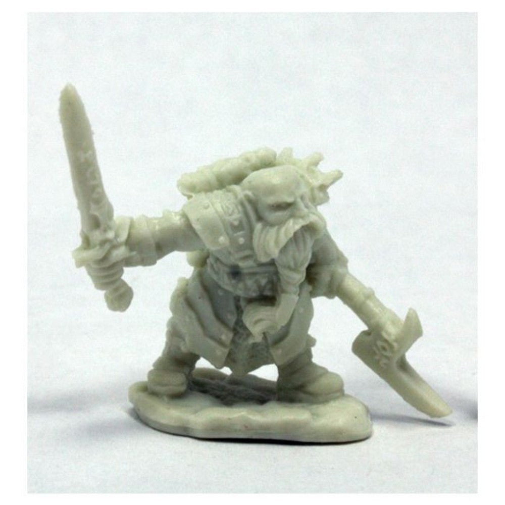 PREORDER Reaper: Bones Classic: Durgam Deepmug - Dwarf Hero (Plastic)