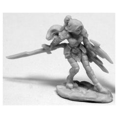 PREORDER Reaper: Bones Classic: Aundine - Dark Elf Warrior (Plastic)