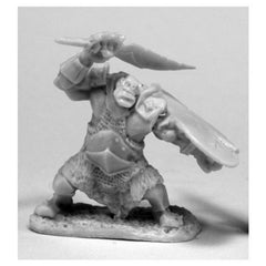 PREORDER Reaper: Bones Classic: Orc Slicer (Scimitar & Shield) (Plastic)