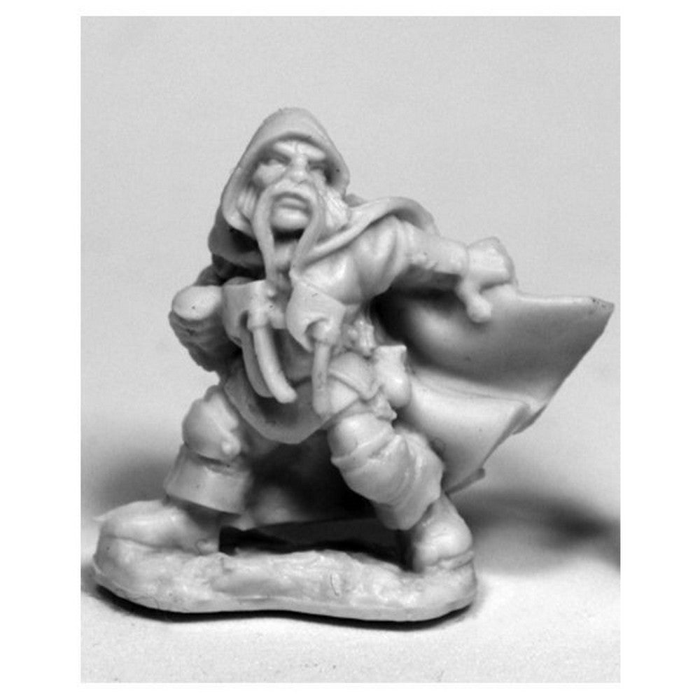 PREORDER Reaper: Bones Classic: Klaus Copperthumb - Dwarf Thief (Plastic)