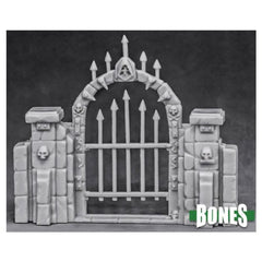 PREORDER Reaper: Bones Classic: Graveyard Fence Gate (Plastic)